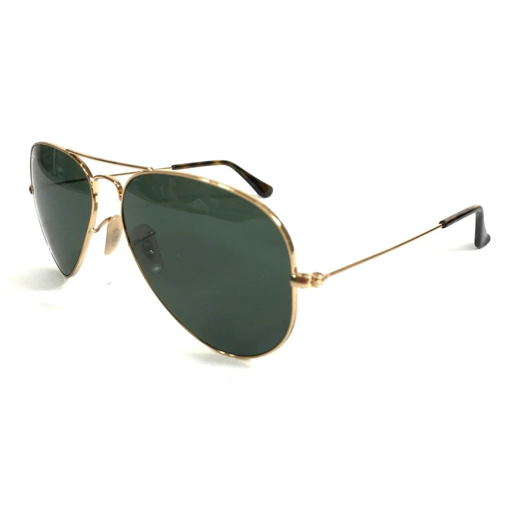Ray-Ban Sunglasses RB3025 AVIATOR LARGE METAL 181 Pale Gold with G-15 Lens 58 mm